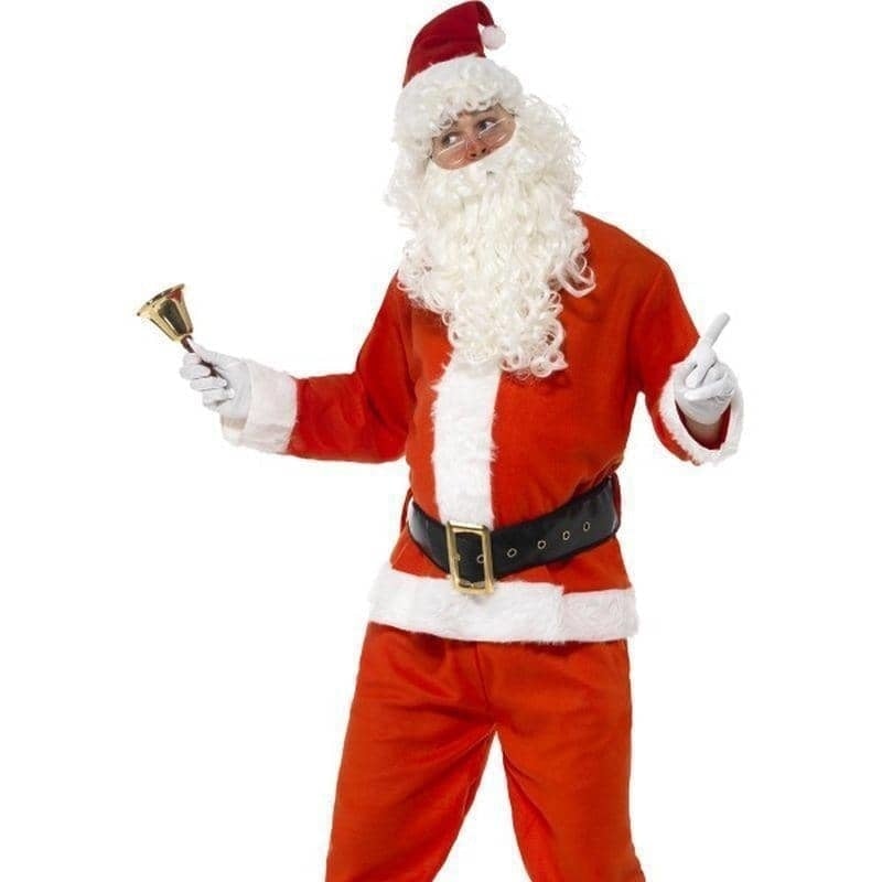 Costumes Australia Santa Costume Jacket Trousers Hat Belt Gloves_1