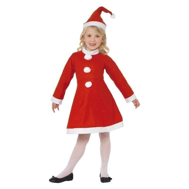 Costumes Australia Santa Girl Costume Kids Red White_4