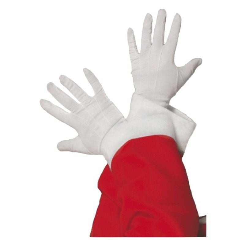 Costumes Australia Size Chart Santa Gloves Adult White