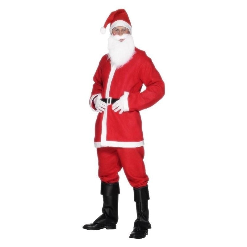 Costumes Australia Santa Suit Costume Adult Red White_2