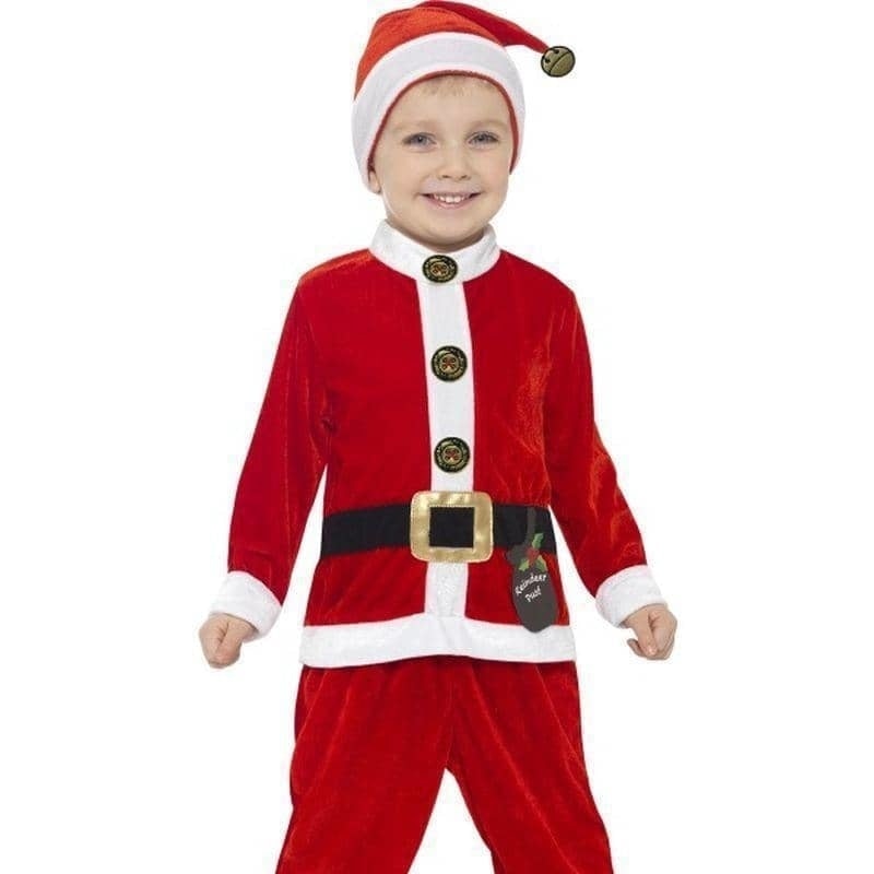 Costumes Australia Santa Toddler Costume Kids Red White_1