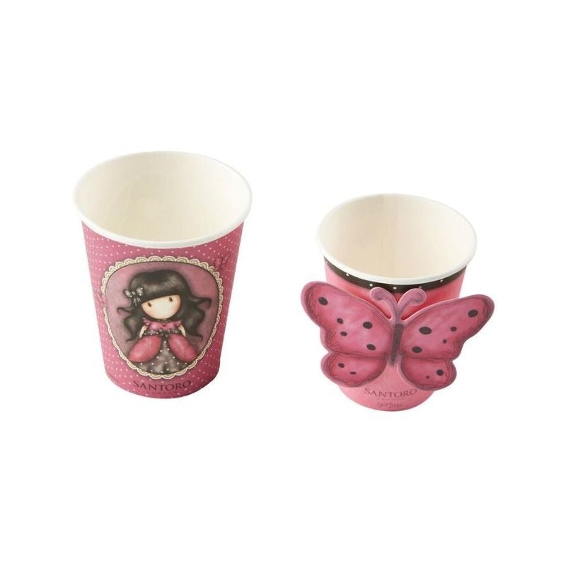 Costumes Australia Santoro Gorjuss Ladybird Paper Cups Pink_1