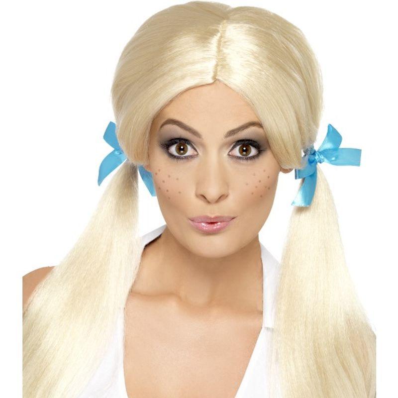 Costumes Australia Sassy Schoolgirl Pigtails Wig Adult Blonde_1