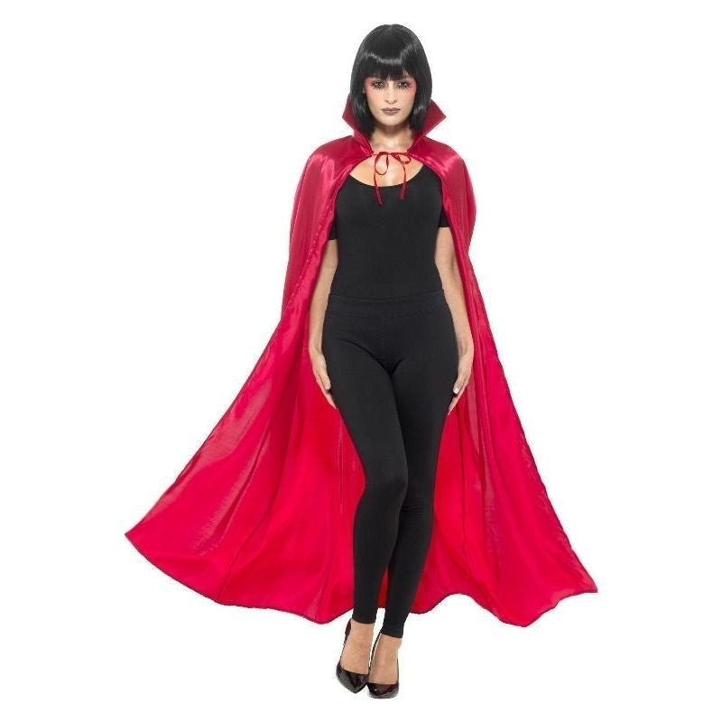 Costumes Australia Size Chart Satin Devil Cape Adult Red