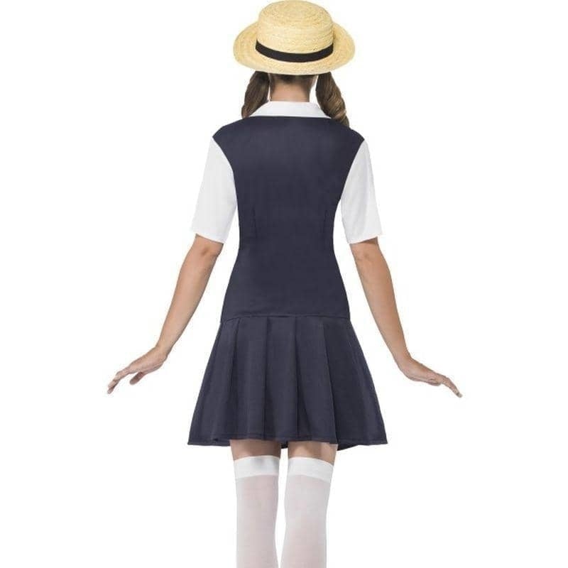 Costumes Australia School Girl Costume Adult White Black_2