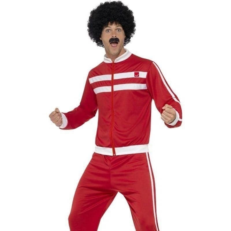 Costumes Australia Scouser Tracksuit Adult Red White_1