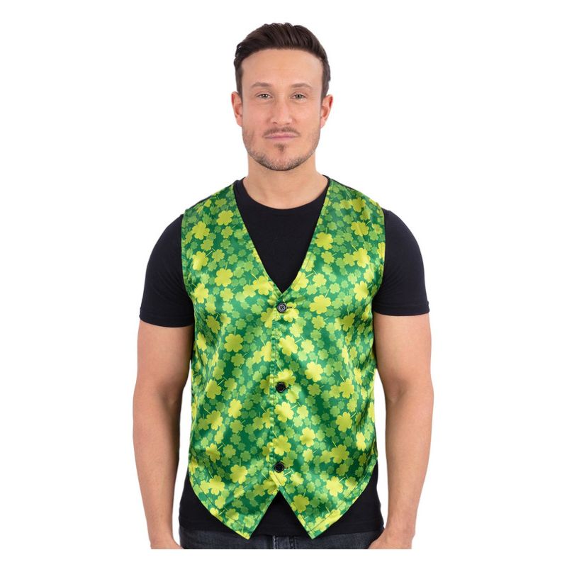 Costumes Australia Shamrock Waistcoat Adult_1