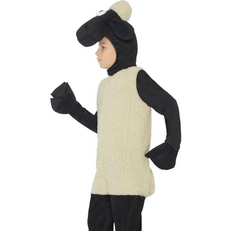 Costumes Australia Shaun The Sheep Kids Costume White Jumpsuit Headpiece_3