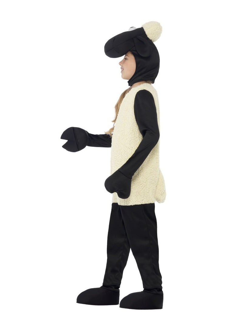 Costumes Australia Shaun The Sheep Kids Costume White Jumpsuit Headpiece_5