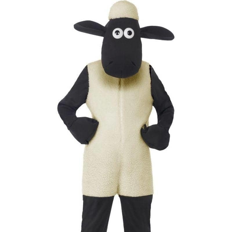 Costumes Australia Shaun The Sheep Kids Costume White Jumpsuit Headpiece_1