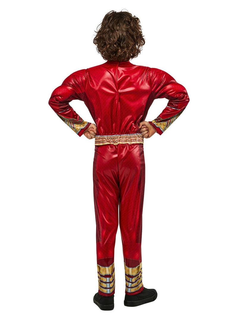 Costumes Australia Shazam Fury of the Gods Boys Red Muscle Costume_3