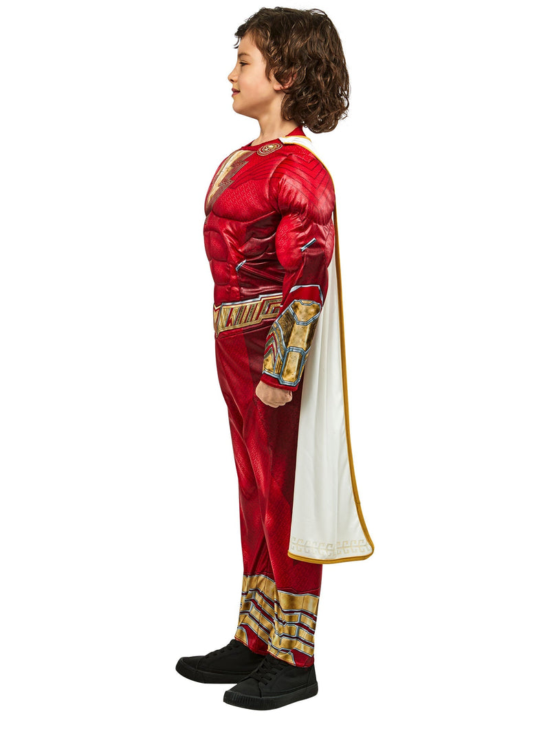 Costumes Australia Shazam Fury of the Gods Boys Red Muscle Costume_4