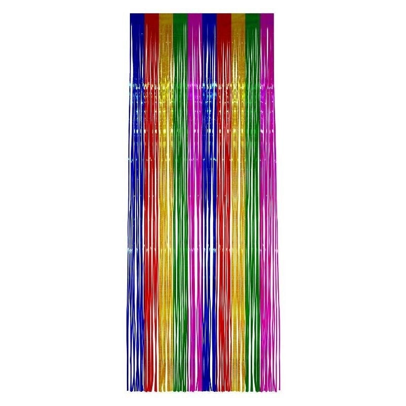 Costumes Australia Shimmer Curtain Rainbow_1