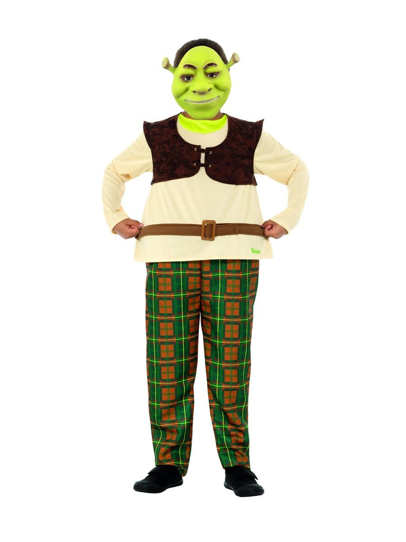 Costumes Australia Shrek Deluxe Licensed Costume Child Green All In One_2