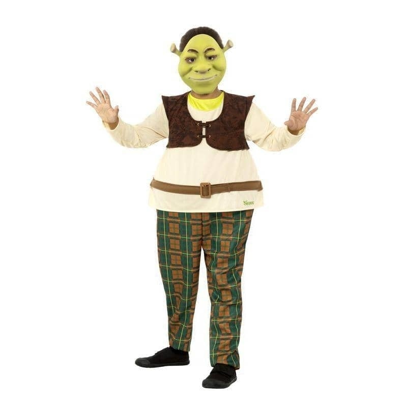 Costumes Australia Shrek Deluxe Licensed Costume Child Green All In One_1