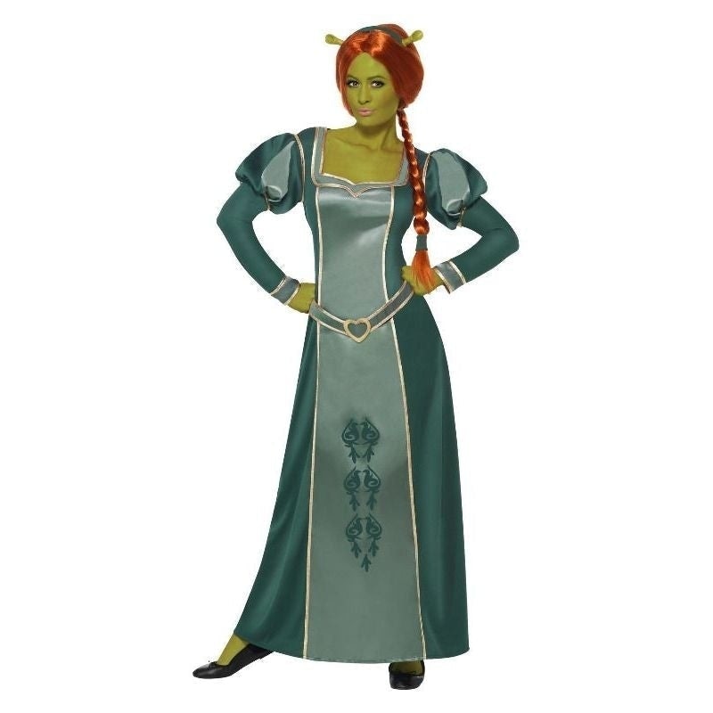 Costumes Australia Shrek Fiona Licensed Costume Adult Green Dress_2