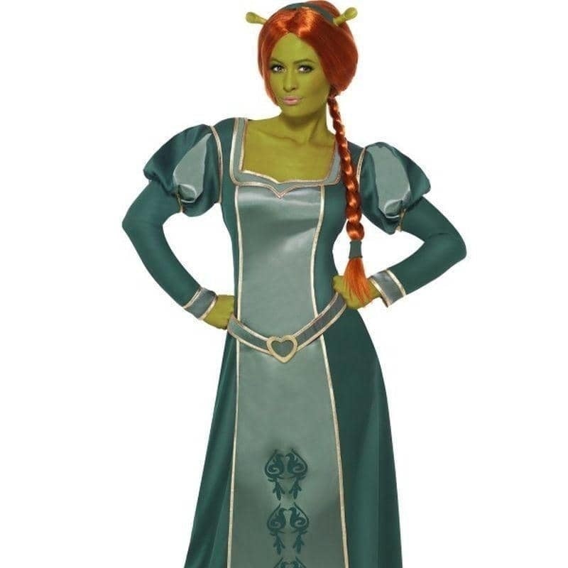 Costumes Australia Shrek Fiona Licensed Costume Adult Green Dress_1