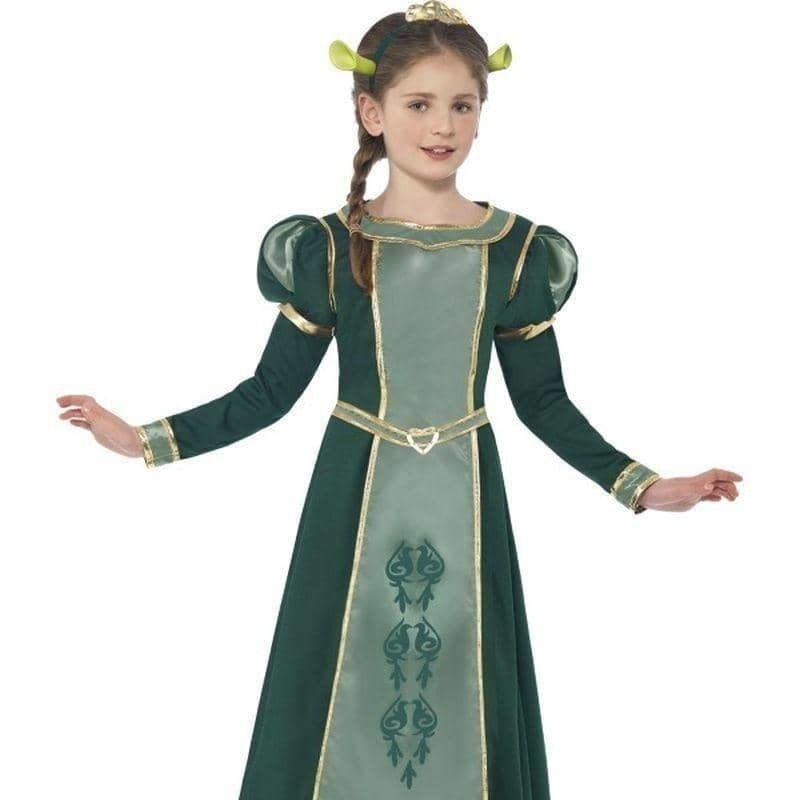 Costumes Australia Shrek Princess Fiona Costume Kids Green Dress_2