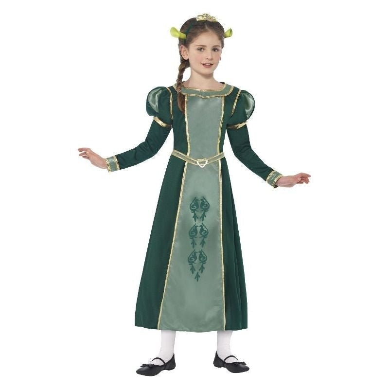 Costumes Australia Shrek Princess Fiona Costume Kids Green Dress_1