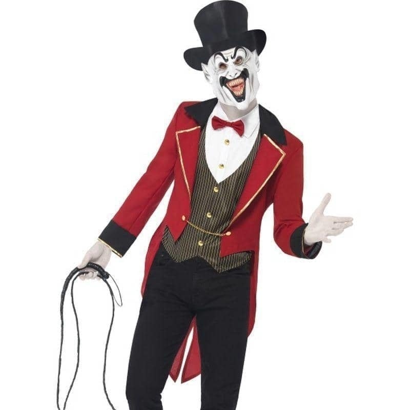 Costumes Australia Sinister Ringmaster Costume Adult Red Black_1