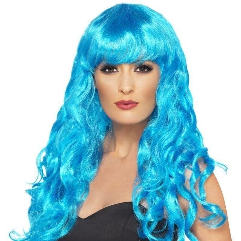 Costumes Australia Siren Wig Adult Blue_1