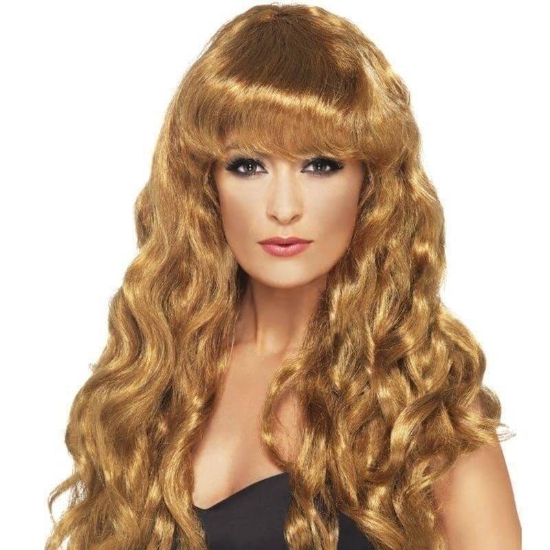 Costumes Australia Siren Wig Adult Brown_1