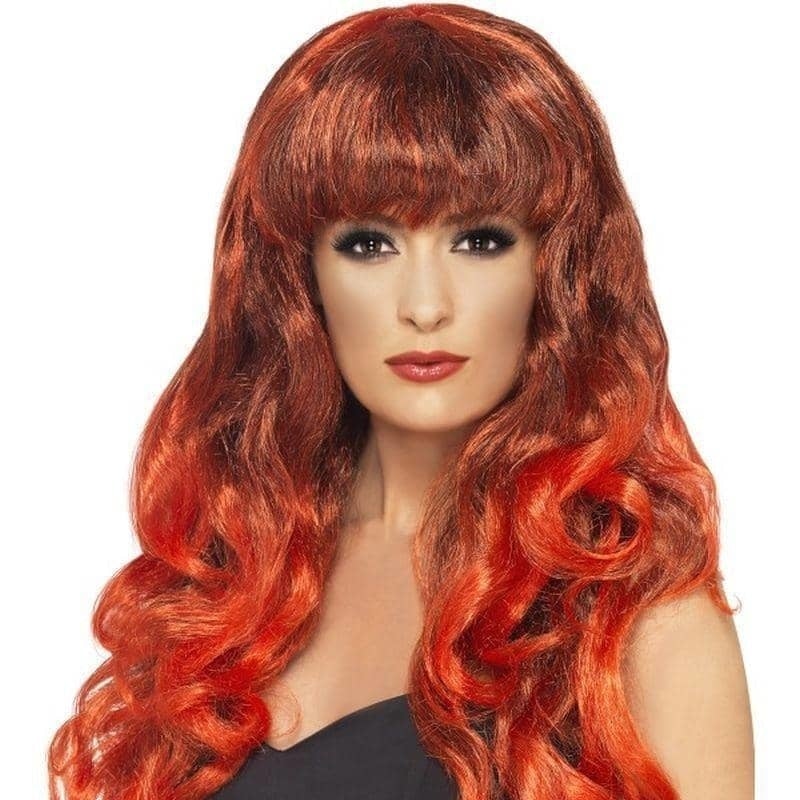 Costumes Australia Siren Wig Adult Red_1