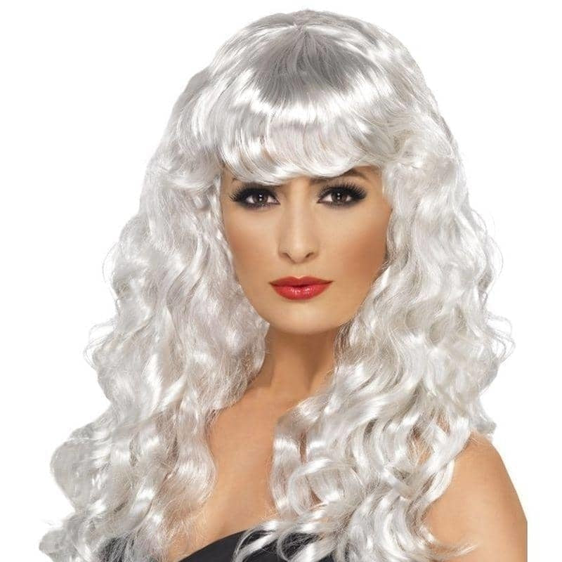 Costumes Australia Siren Wig Adult White_1