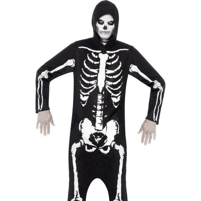 Costumes Australia Skeleton Costume Adult Black_1