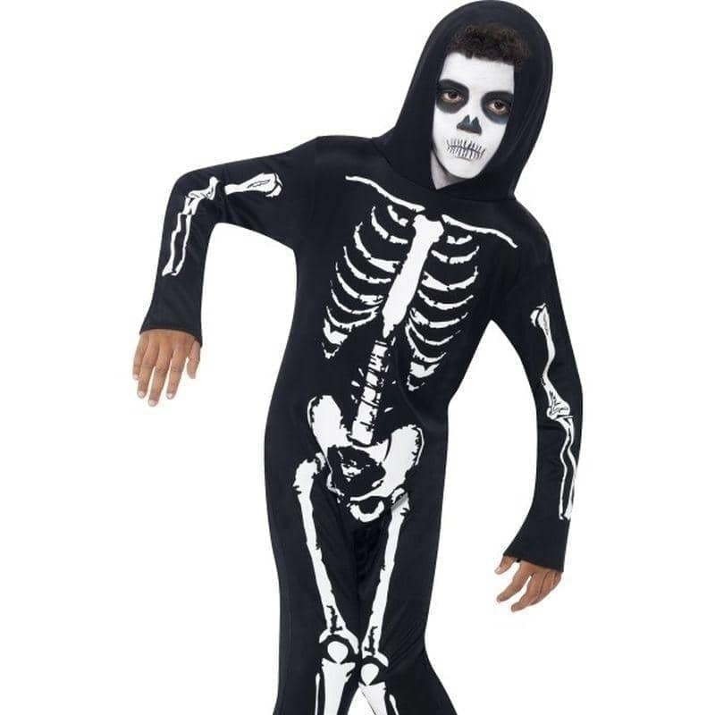 Costumes Australia Skeleton Costume Kids Black_1