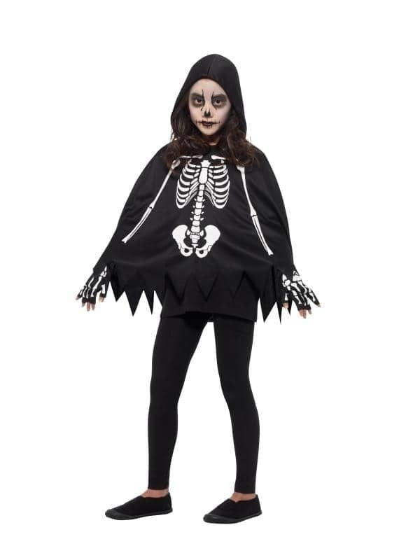 Costumes Australia Skeleton Kit Child Black White_1