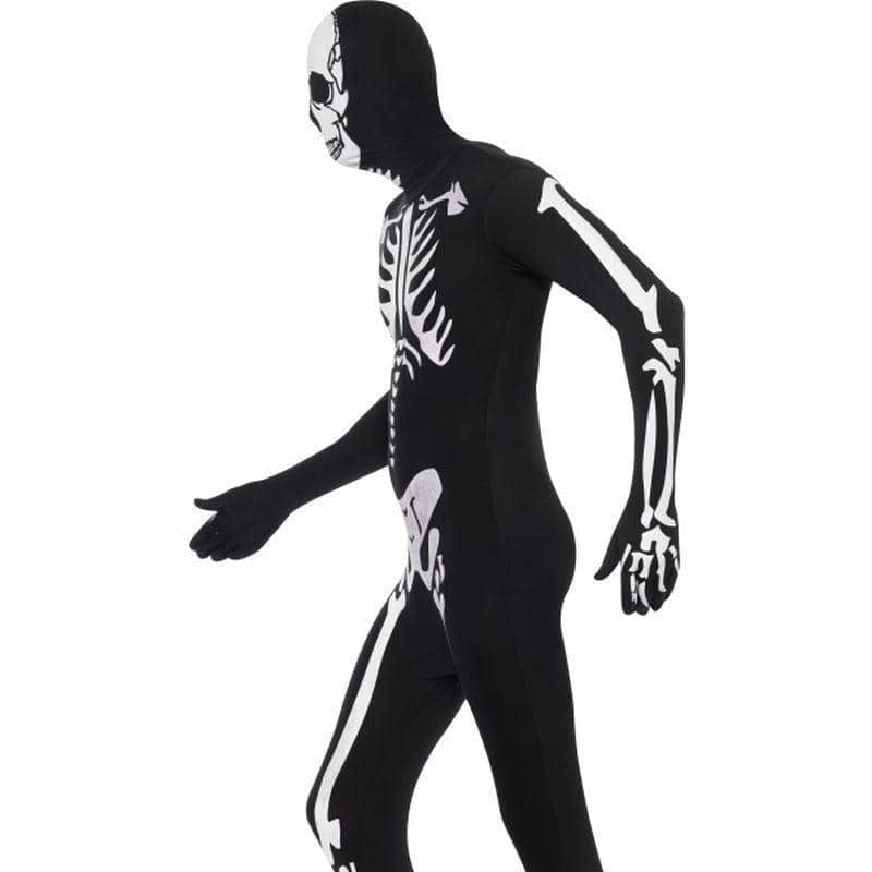 Costumes Australia Skeleton Second Skin Costume Adult Black White Glow In The Dark_3