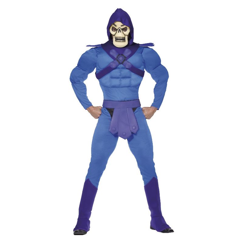 Costumes Australia Skeletor Muscle Costume Blue Adult_1