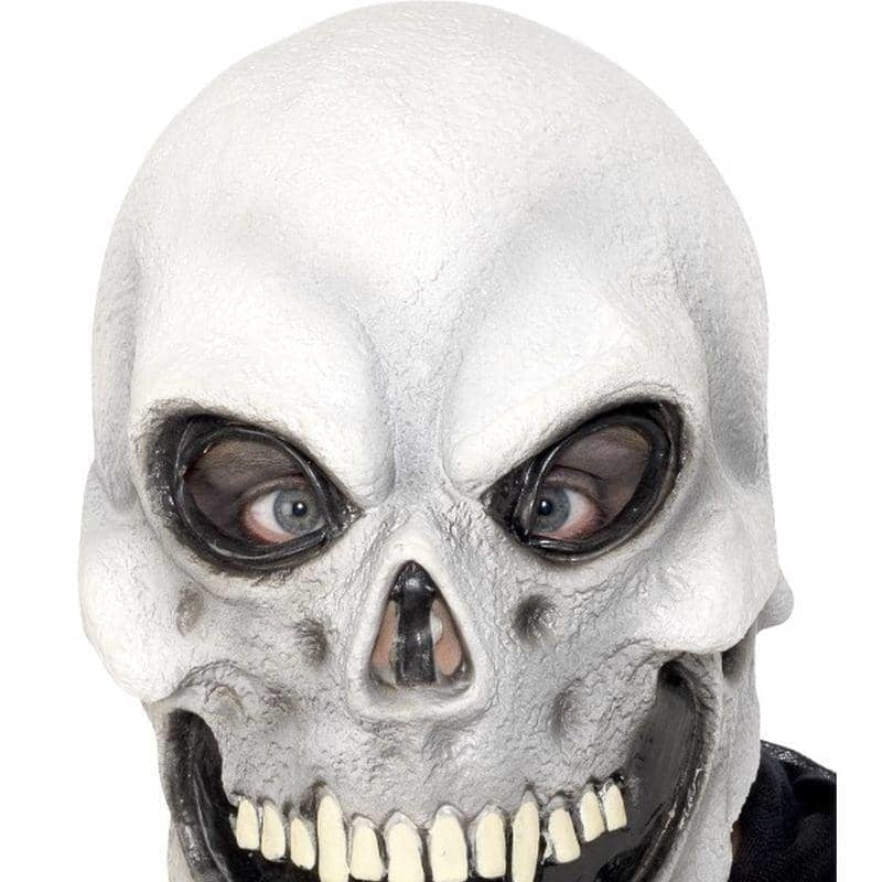 Costumes Australia Skull Overhead Mask Adult White_1