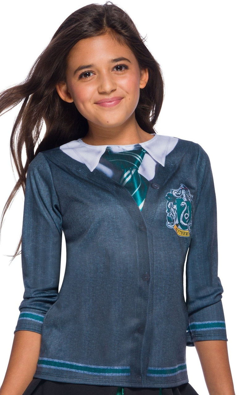 Costumes Australia Slytherin Costume Top Kids Costume Jumper_1