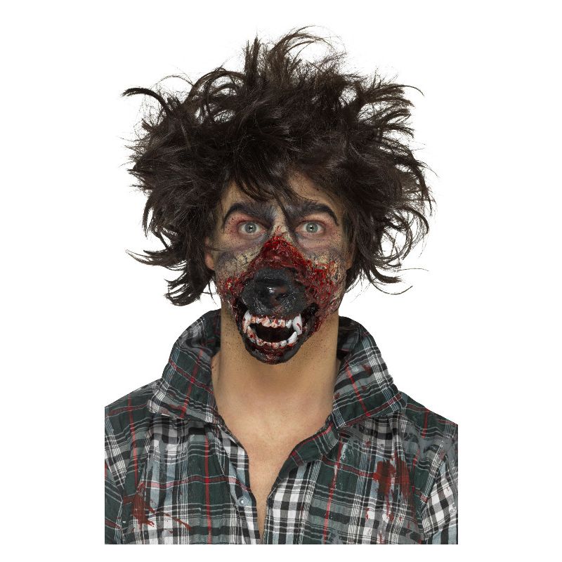 Costumes Australia Smiffys Make-Up FX Foam Latex Werewolf Brown Adult_1