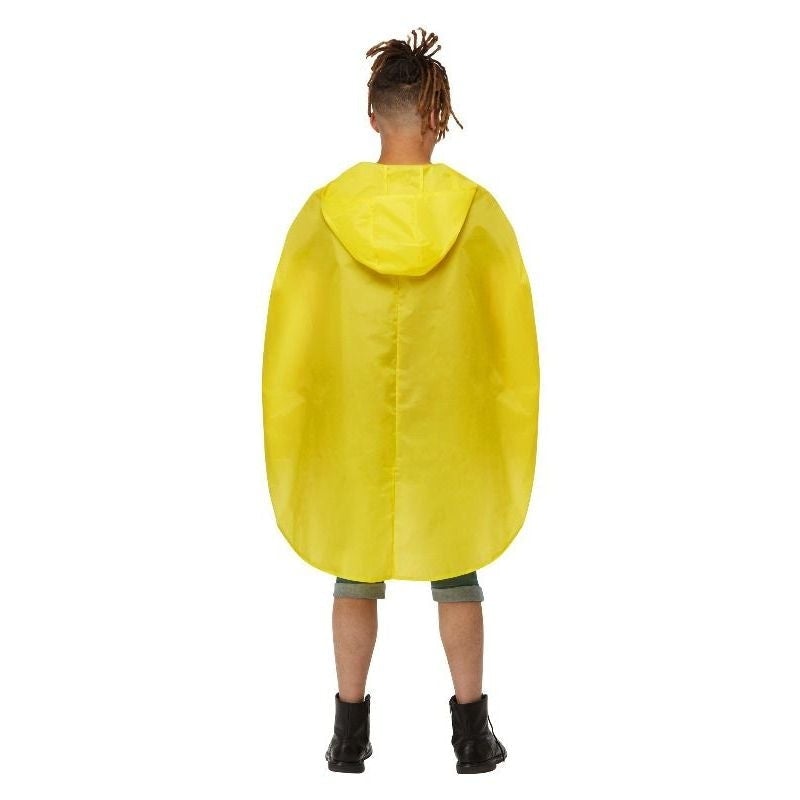 Costumes Australia Smiley Party Poncho Yellow & Black_2