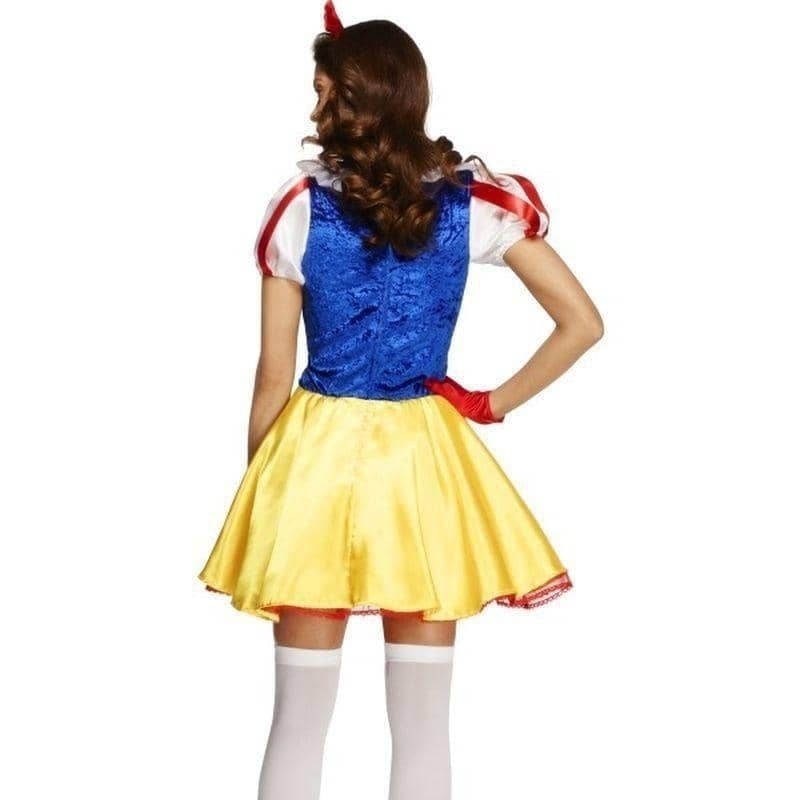 Costumes Australia Snow White Fairytale Costume Adult Fever Blue Yellow Dress Underskirt Headband Choker_2