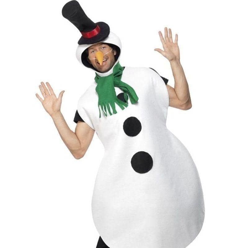 Costumes Australia Snowman Costume Adult White_1