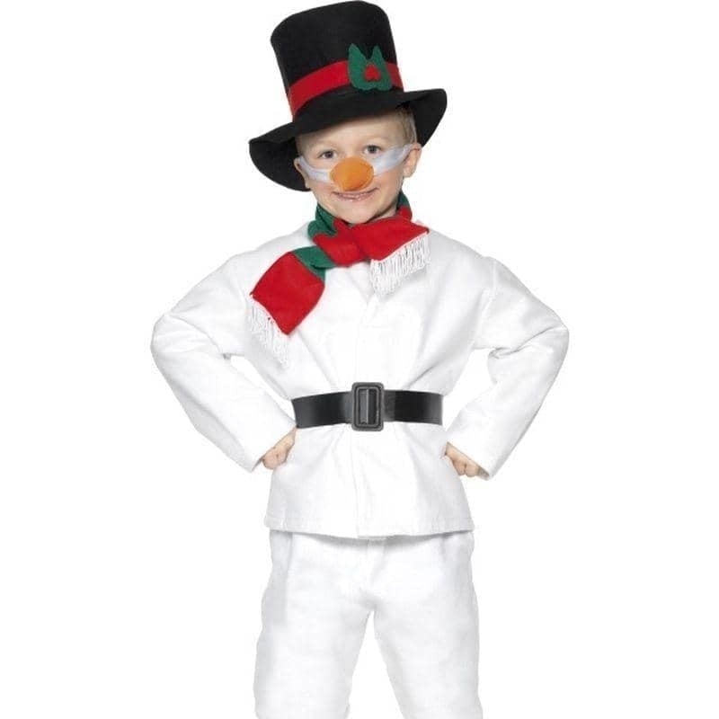 Costumes Australia Snowman Costume Kids White_1