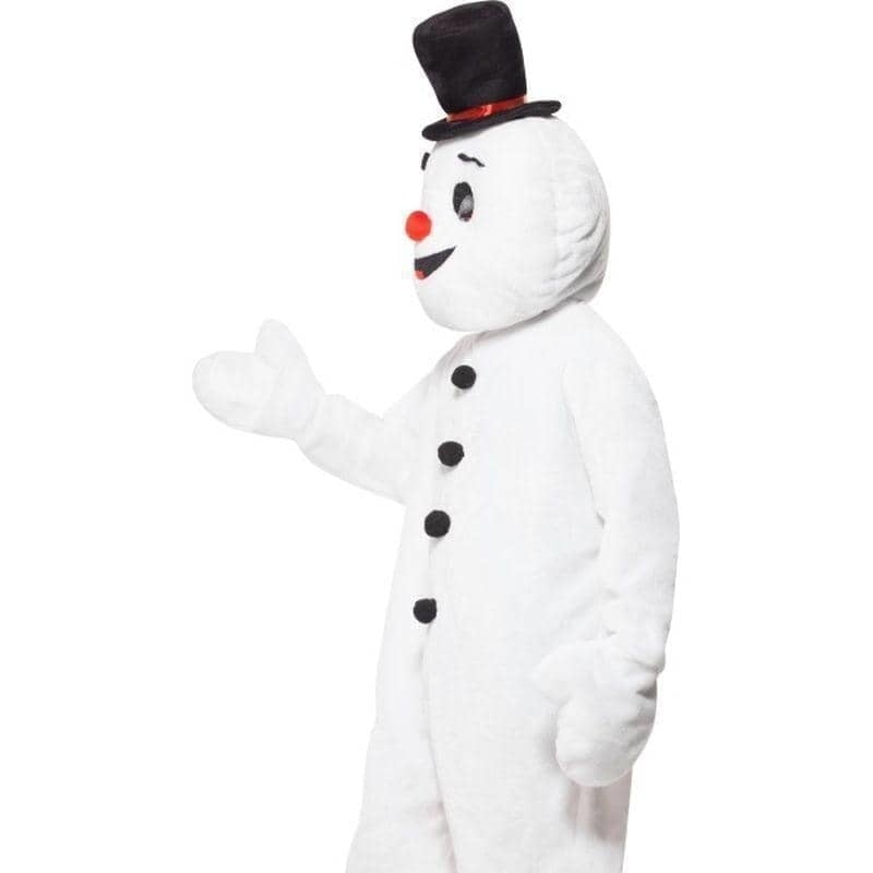 Costumes Australia Snowman Mascot Costume Adult Bodysuit White_3