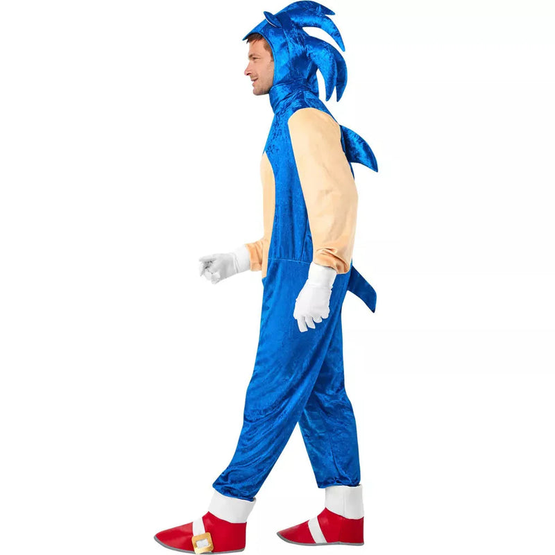 Costumes Australia Size Chart Sonic The Hedgehog Adult Deluxe Costume