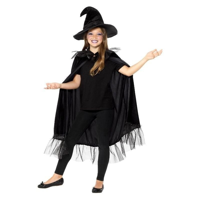 Costumes Australia Size Chart Sparkly Witch Kit Kids Black