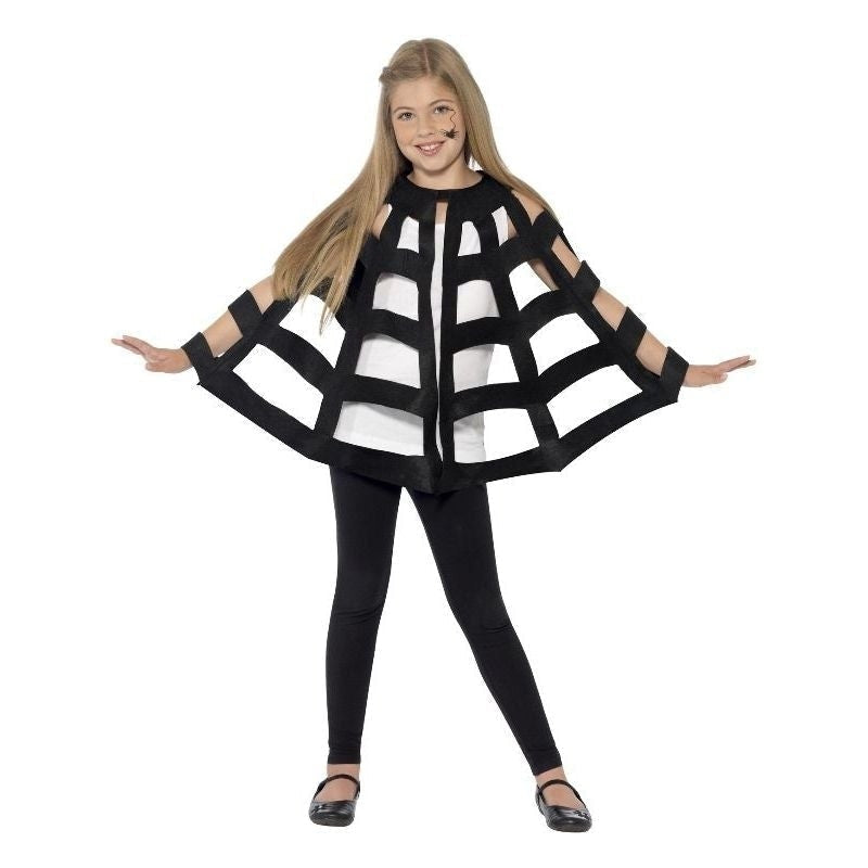 Costumes Australia Size Chart Spider Cape Kids Black