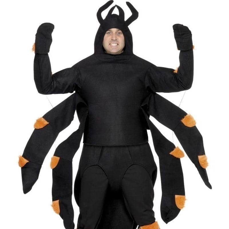 Costumes Australia Spider Costume Adult Black Orange_1