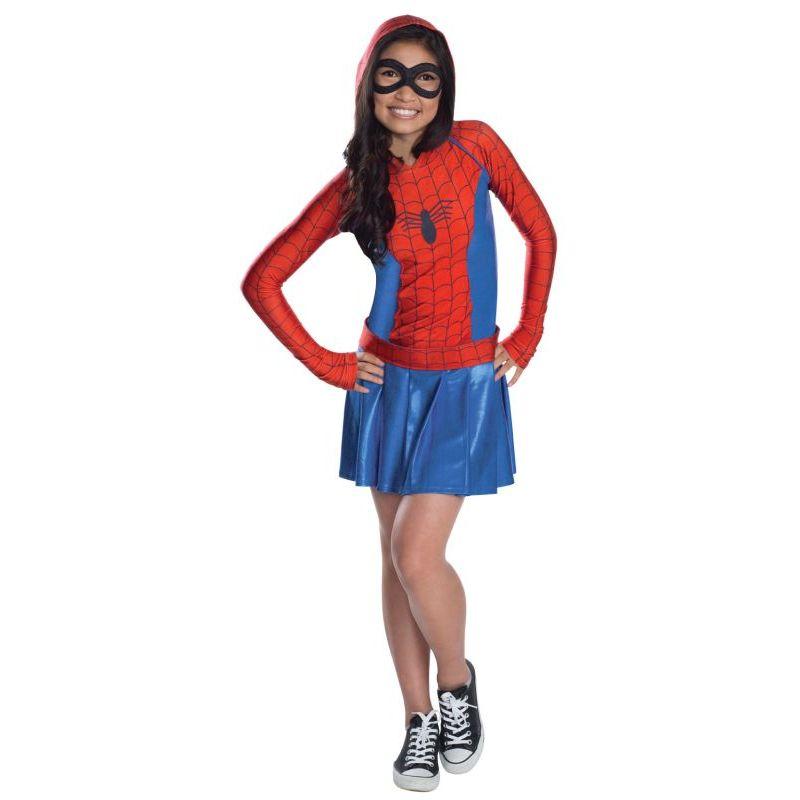 Costumes Australia Spider-Girl Hoodie Dress Childrens Costume_1