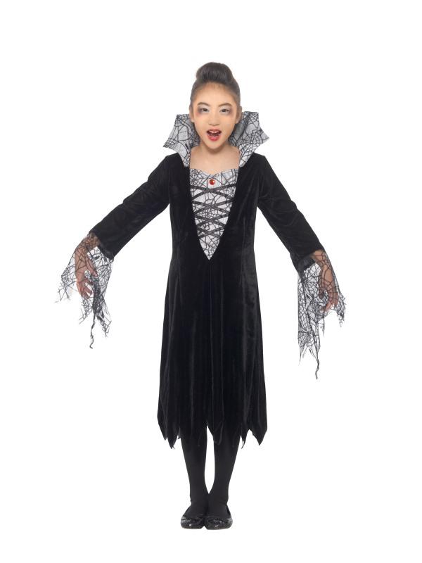 Costumes Australia Spider Vampire Costume Child Black Silver_1