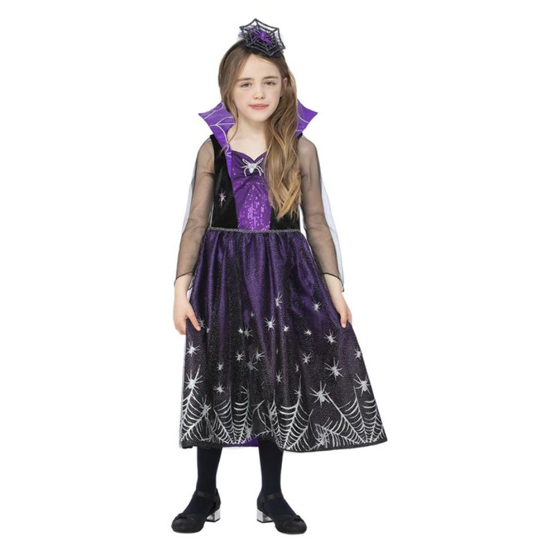 Costumes Australia Spiderella Costume Child Black Purple_1