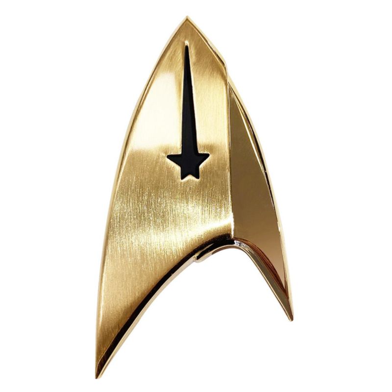 Costumes Australia Star Trek Discovery Badge Adult Gold_1