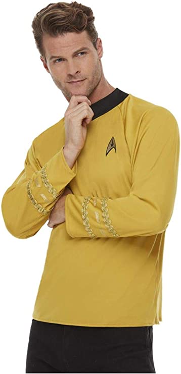 Costumes Australia Star Trek Original Series Command Uniform Adult Gold Top_2